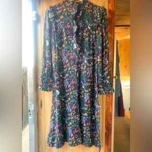 👉H & M Long Sleeve Button Front Dress